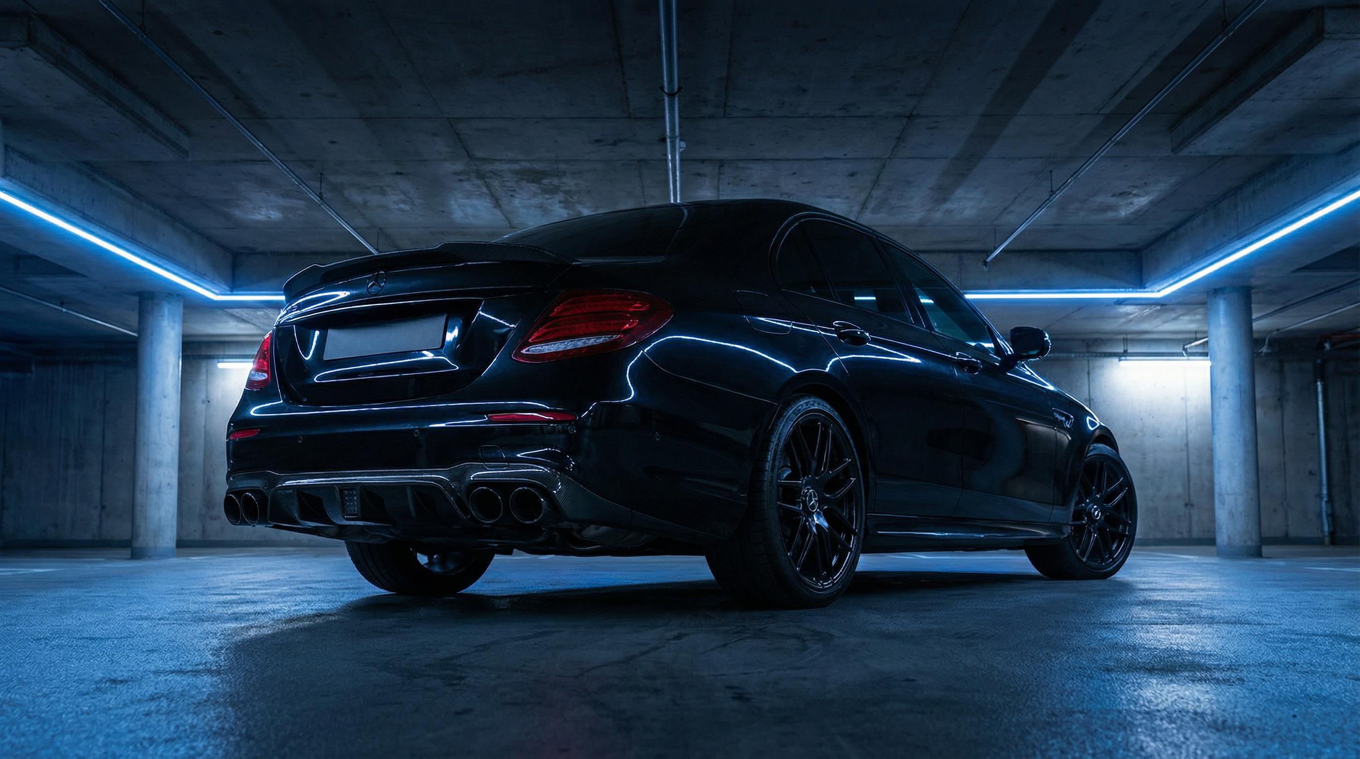 麻豆传媒暗夜黑性能轿车排气改装视频